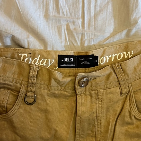 Publish Tan Drop Crotch Joggers - Picture 2 of 7